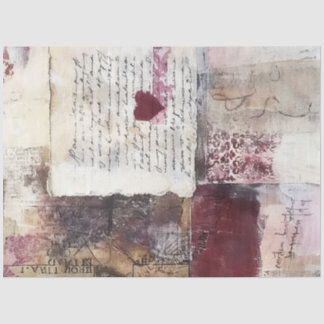 Burgundy Valentine Serie Design #9 Seidenpapier