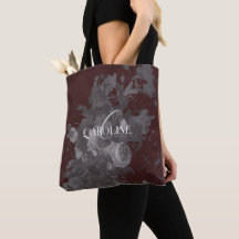 Burgundy Vintag Floral Still Life Stilvoll