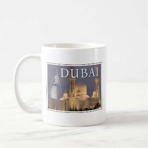 Burj al Arab   Moschee am Abend Dubai Kaffeetasse
