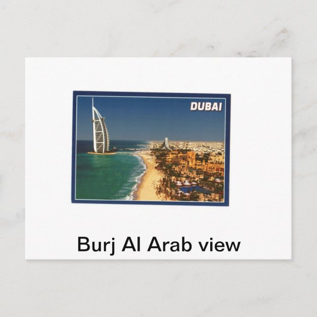 Burj Al Arab Postkarte (Vorderseite)