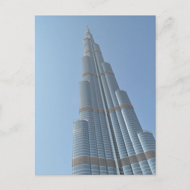 Burj Khalifa 3 Postkarte (Vorderseite)