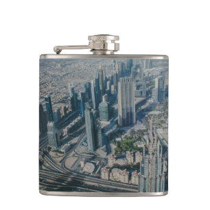 Burj Khalifa Ansicht, Dubai Flachmann