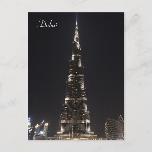 Burj Khalifa, Dubaï - Carte postale (Devant)