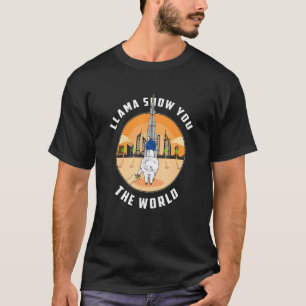 Burj Khalifa Dubai Palm Island Lama zeigt euch T-Shirt