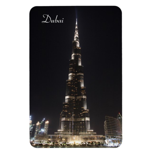 Burj Khalifa, Dubai - Premium Magnet (Vertikal)