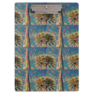 Burj Khalifa Gemälde Klemmbrett