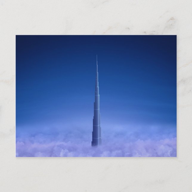 Burj Khalifa Postkarte (Vorderseite)