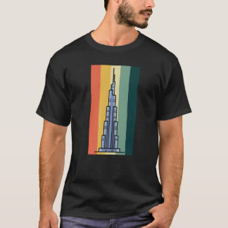 Burj Khalifa Skycraper Dubai Vereinigte Arabische T-Shirt