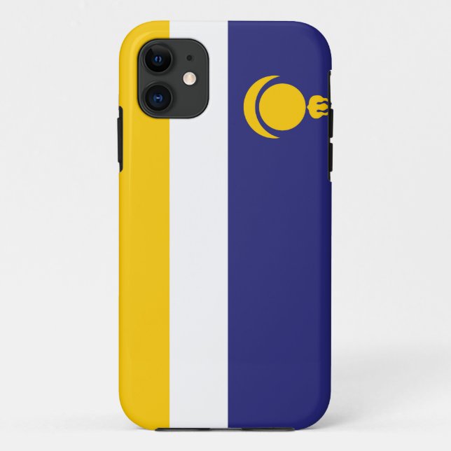 Burjatienflagge Russische Republik Case-Mate iPhone Hülle (Rückseite)