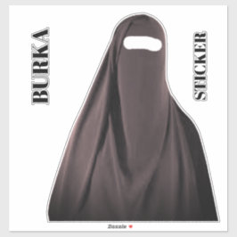 BURKA  AUFKLEBER