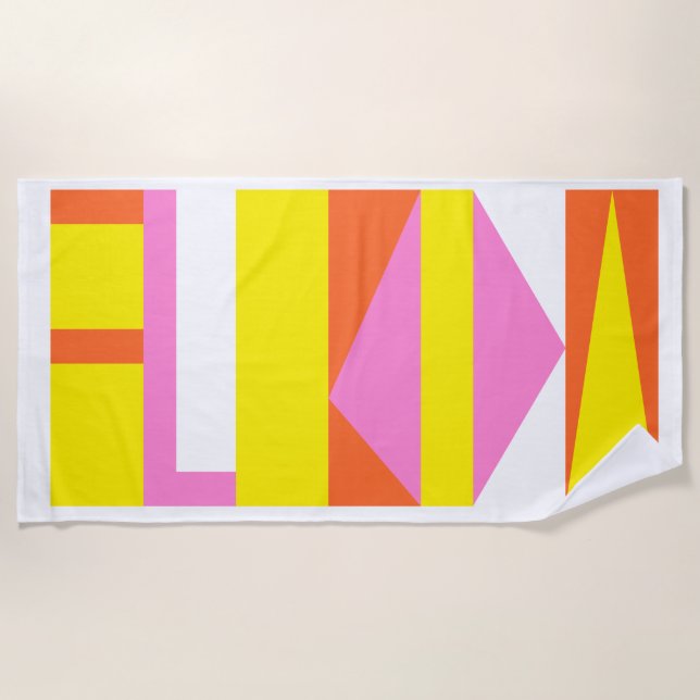 BurkayCouture "Florida" Strandtuch (Vorderseite)