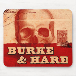 Burke and Hare title mouse pad Mousepad