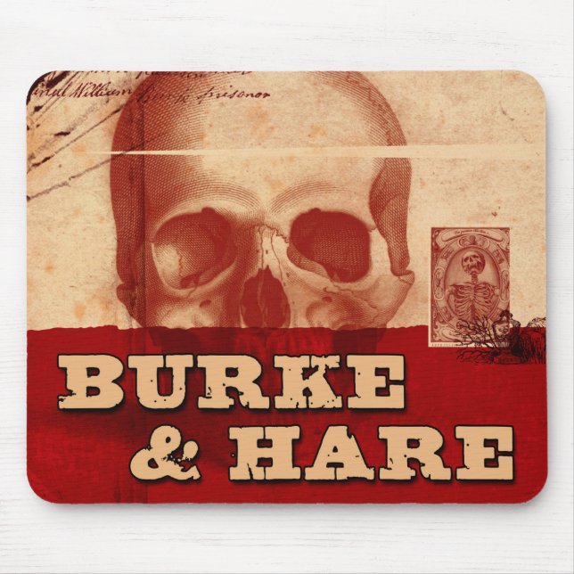 Burke and Hare title mouse pad Mousepad (Vorne)