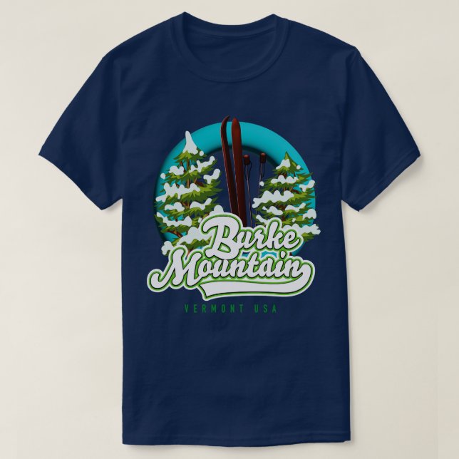 Burke Bergvermont us ski T-Shirt (Design vorne)