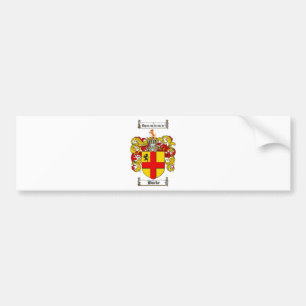 BURKE-FAMILIENWAPPEN - BURKE-WAPPEN AUTOAUFKLEBER