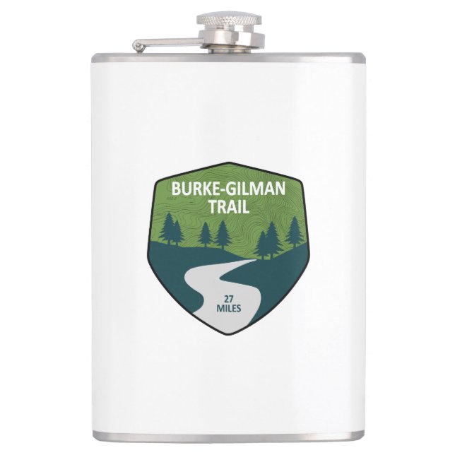 Burke-Gilman Trail Flachmann (Vorderseite)