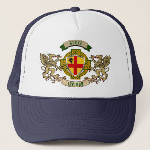 Burke Irish Shield & Griffins Personalisiert Truckerkappe