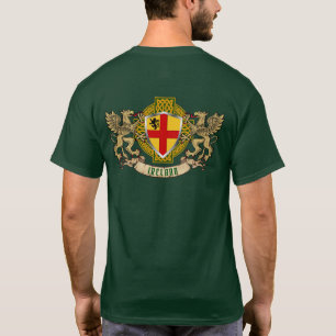 Burke Irish Shield & Griffins T-shirt personnalisé