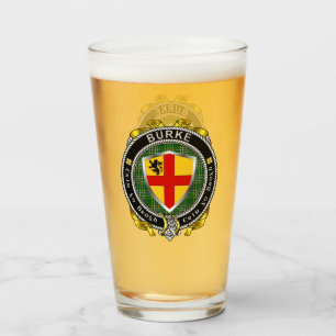 Burke Irlandais bouclier verre de bière