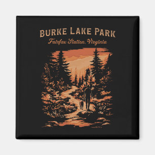 Burke Lake Park Fairfax Station Virginia Wanderweg Magnet