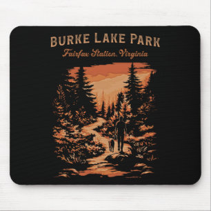 Burke Lake Park Fairfax Station Virginia Wanderweg Mousepad