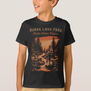 Burke Lake Park Fairfax Station Virginia Wanderweg T-Shirt