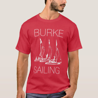 Burke naviguant le T-shirt foncé (avant seulement)