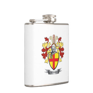 Burke-Wappen Flachmann