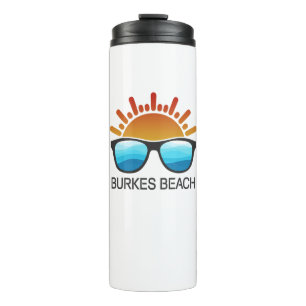 Burkes Beach South Carolina Sonnenbrillen Thermosbecher