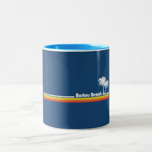 Burkes Beach South Carolina Zweifarbige Tasse