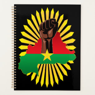 Burkina Faso Carte, drapeau et première révolution