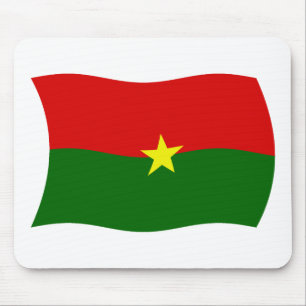 Burkina Faso Flag Mauspad