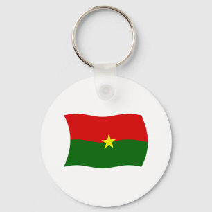 Burkina Faso Flagge Schlüsselanhänger