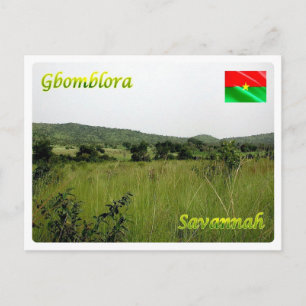 Burkina Faso - Gbomblora - Savannah - Postkarte