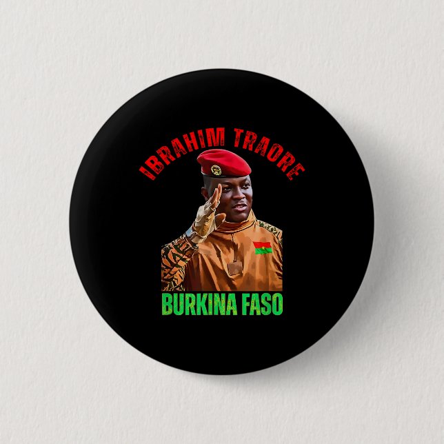 Burkina Faso - Ibrahim Traoré Thomas Sankara Button (Vorderseite)