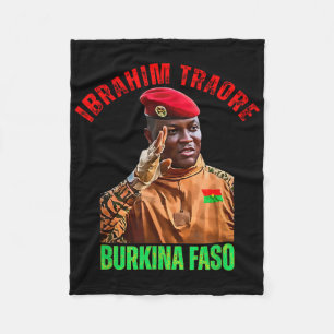 Burkina Faso - Ibrahim Traoré Thomas Sankara Fleecedecke