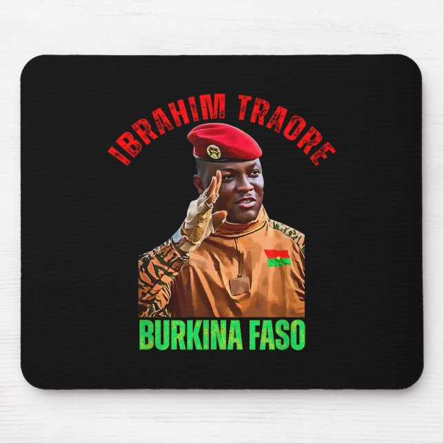 Burkina Faso - Ibrahim Traoré Thomas Sankara Mousepad (Vorne)