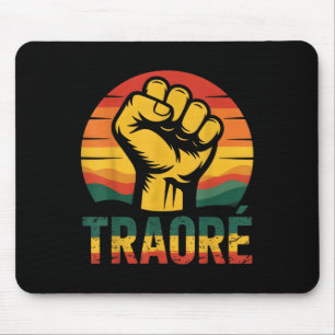 Burkina Faso-ibrahim Traoré _ Thomas Sankara T-shi Mousepad