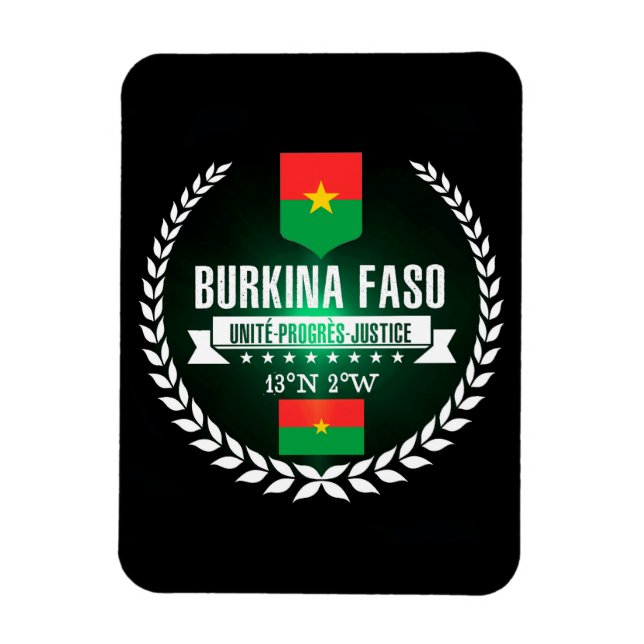 Burkina Faso Magnet (Vertikal)