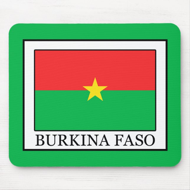Burkina Faso Mousepad (Vorne)