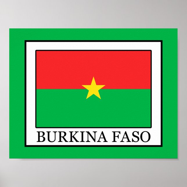 Burkina Faso Poster (Vorne)
