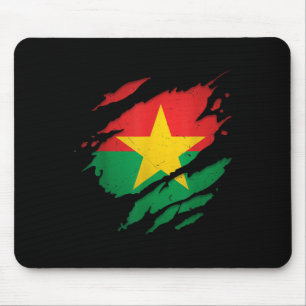 Burkina Faso - Stolze Burkinabé-Shirts Mousepad