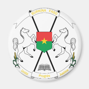 Burkina Faso Wappen Magnet