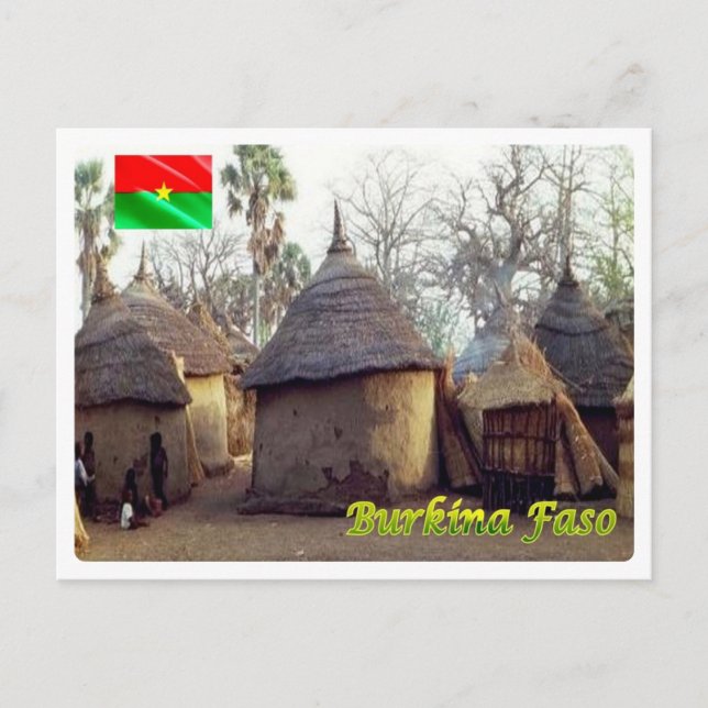 Burkina Faso - Zuhause - Postkarte (Vorderseite)
