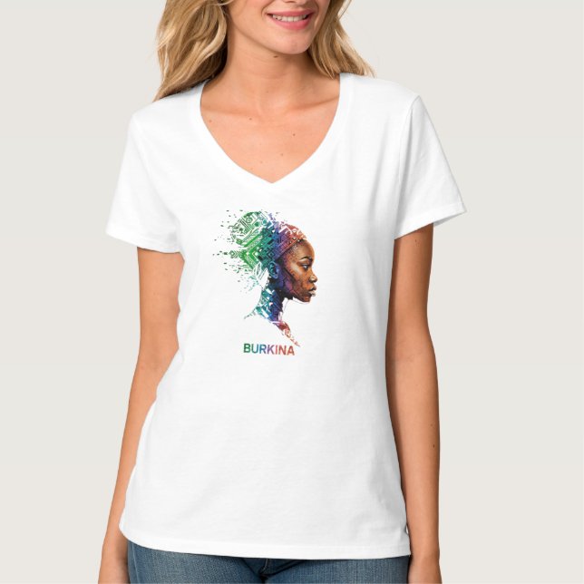 Burkina_Vibrant_African_Spirit T-Shirt (Vorderseite)