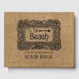 Burlap Beach House Gästebuch