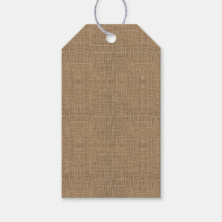 Burlap Geschenkanhänger