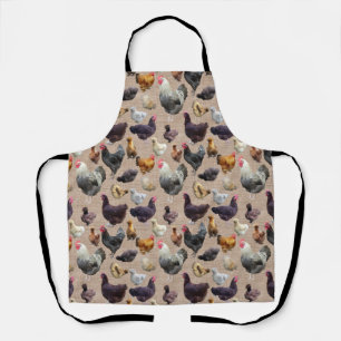 Burlap Hinterhof Hühner Schürze