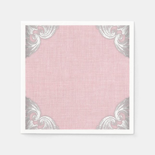 Burlap Paper Napkins Serviette (Vorderseite)