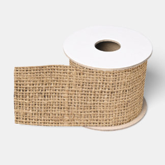 Burlap Ripsband